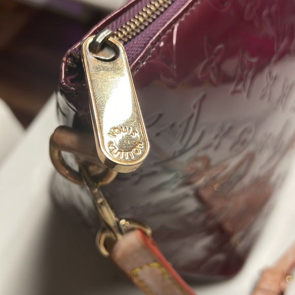 Wine Louis Vuitton handbag signature canvas - Picture 5 of 17